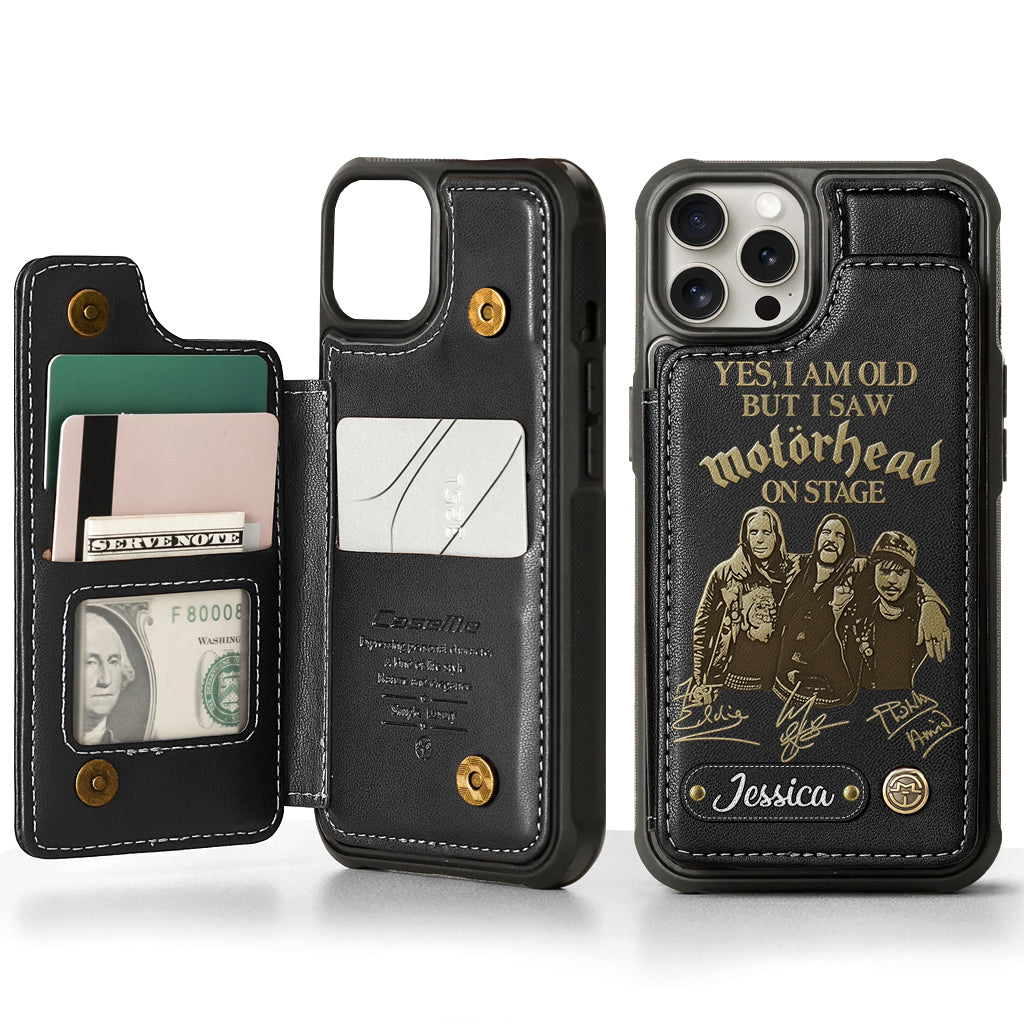 Motorhead on Stage - Personalized Music Band Wallet Phone Case
