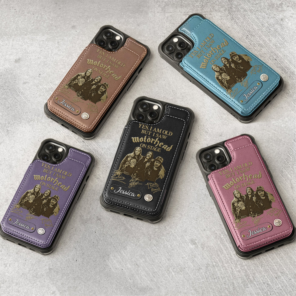 Motorhead on Stage - Personalized Music Band Wallet Phone Case