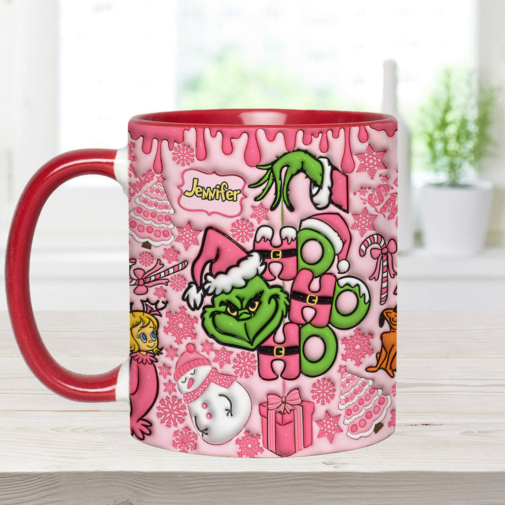 Merry Grinchmas - Personalized Stole Christmas Accent Mug