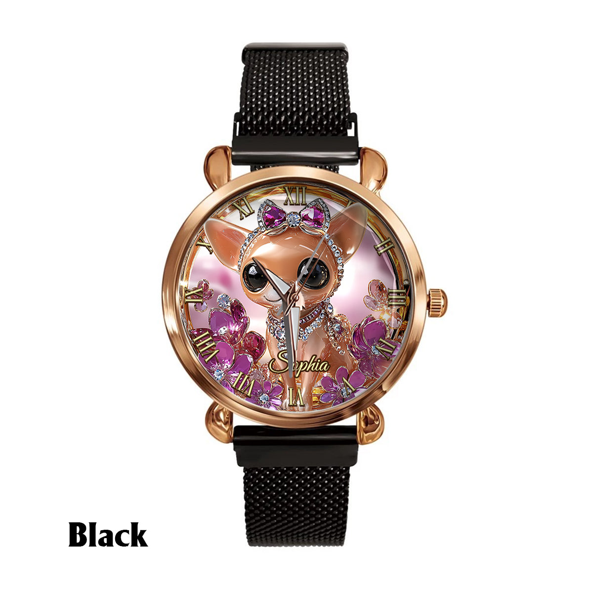 Love My Chihuahua - Personalized Dog Women Hand Watch