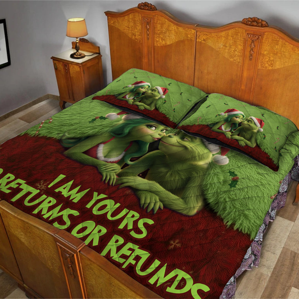 I Am Yours - Personalized Stole Christmas Quilt Set