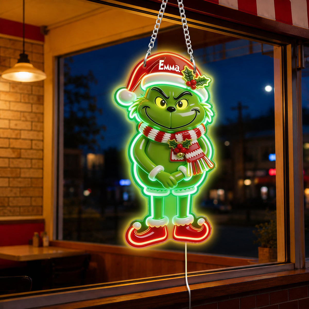 Christmas Time - Personalized Stole Christmas Neon LED Light Sign