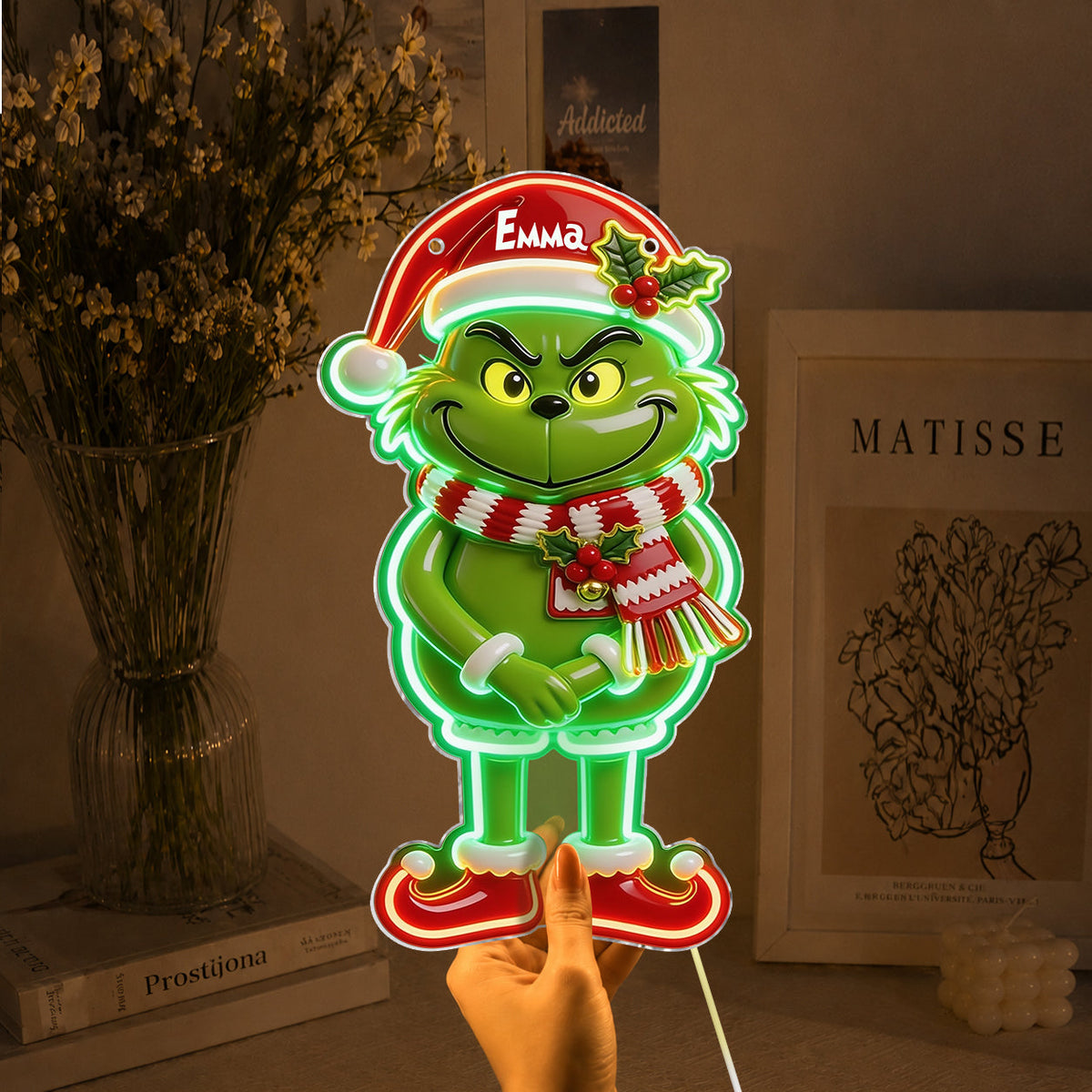 Christmas Time - Personalized Stole Christmas Neon LED Light Sign