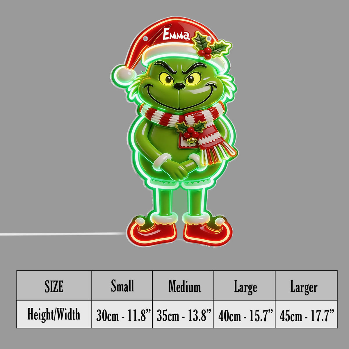 Christmas Time - Personalized Stole Christmas Neon LED Light Sign