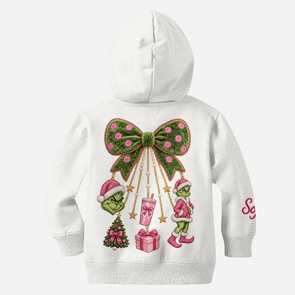 Merry Grinchmas - Personalized Stole Christmas Hoodie and Leggings