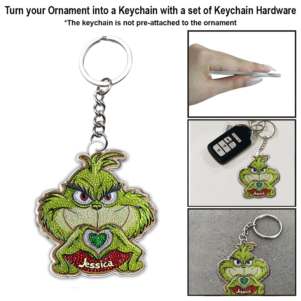 Joyeux Noël - Ornement de Noël personnalisé en forme d'étole