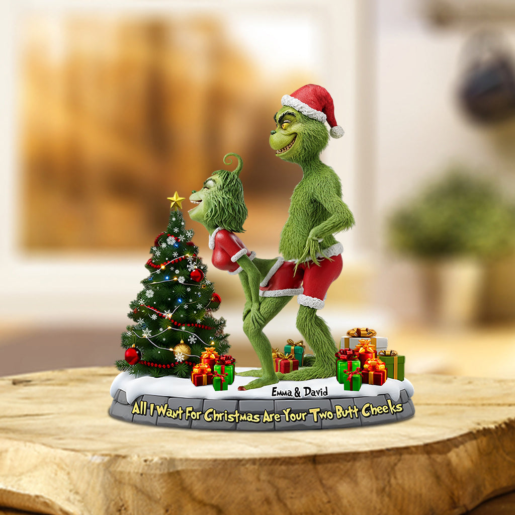 All I Want For Christmas - Personalized Stole Christmas Custom Shaped Acrylic Plaque