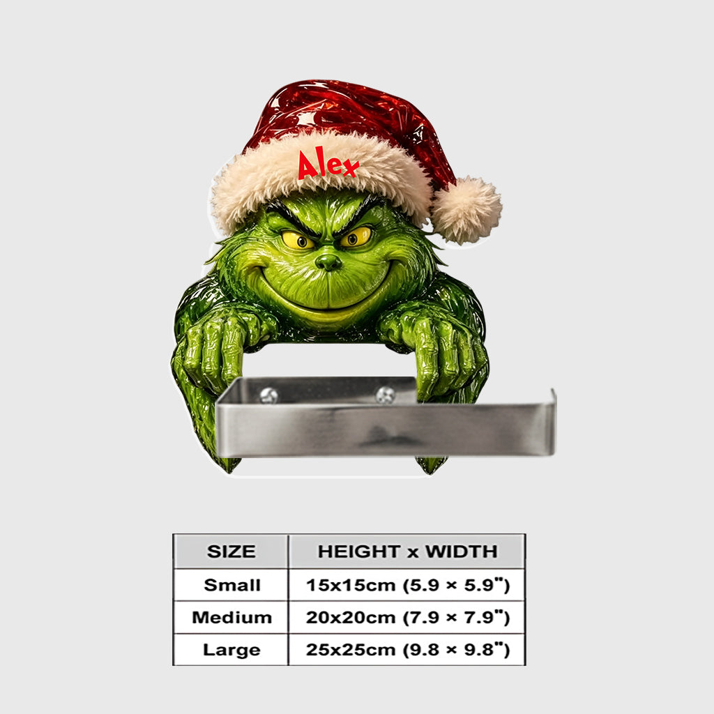 Ew. People. - Personalized Stole Christmas Toilet Paper Holder