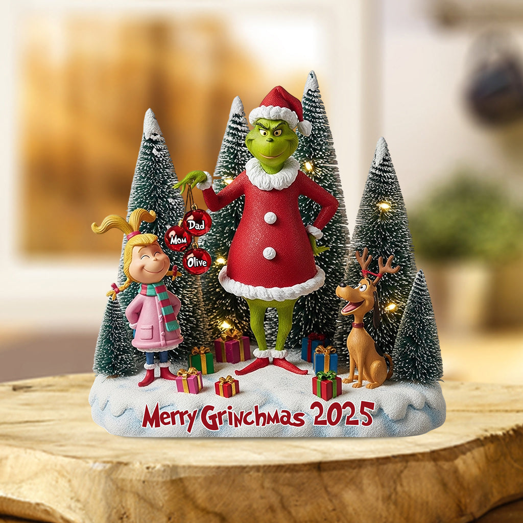Joyeux Noël 2025 - Étole de Noël personnalisée, plaque acrylique sur mesure