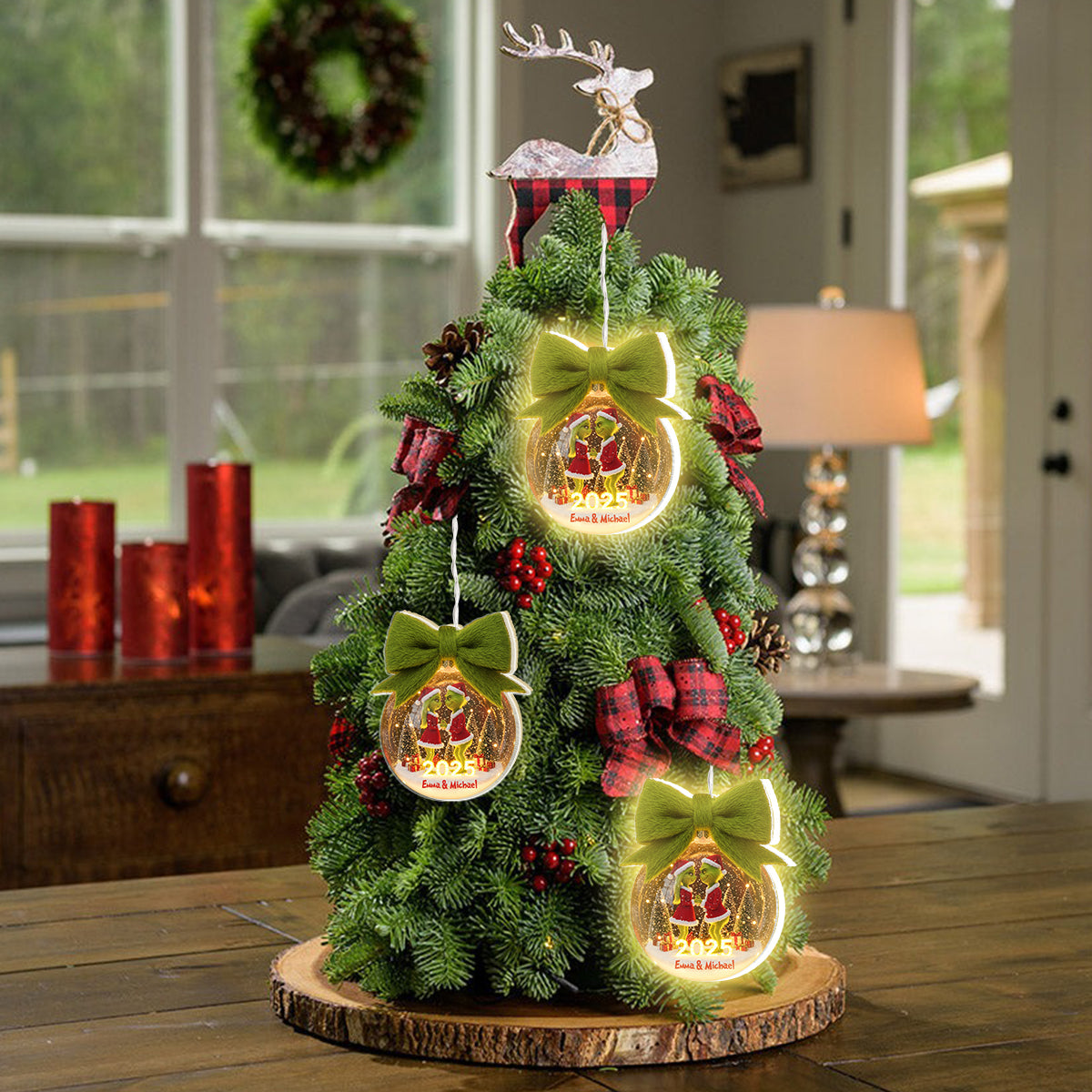 You & Me We Got This - Personalized Stole Christmas LED Light Ornament