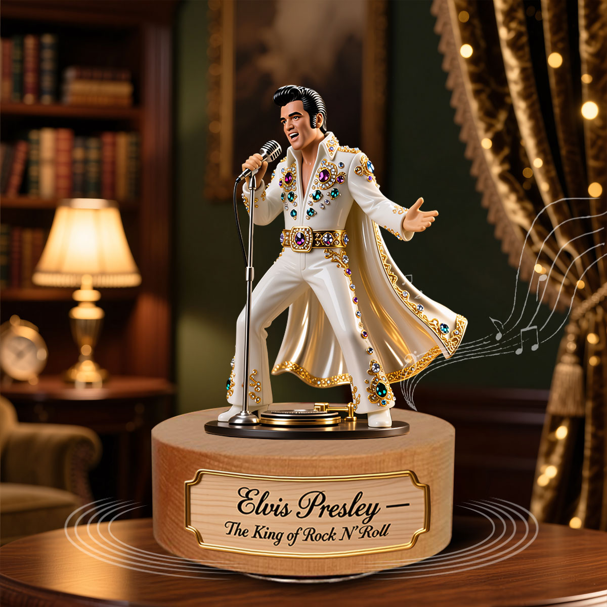 Impossible de s'empêcher de tomber amoureux - Plaque musicale rotative King of Rock and Roll