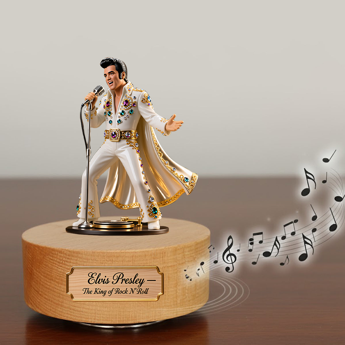 Impossible de s'empêcher de tomber amoureux - Plaque musicale rotative King of Rock and Roll