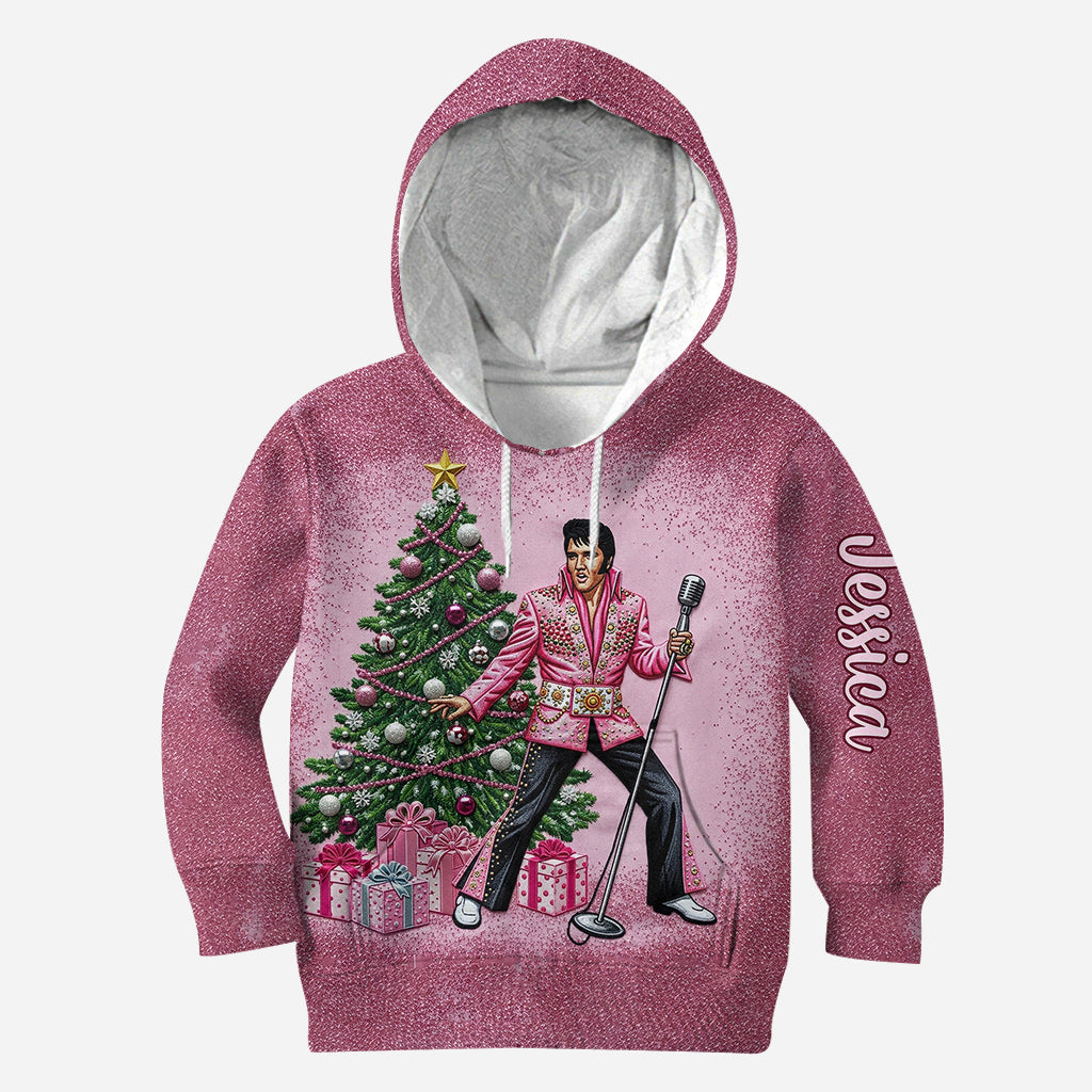 Rose Magique - Sweat à capuche et legging personnalisés King of Rock and Roll