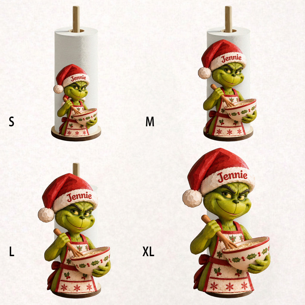 Merry Grinchfmas - Personalized Stole Christmas Paper Towel Stand