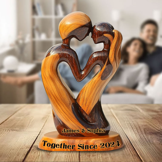 Toi et moi, on gère - Plaque acrylique personnalisée pour couple