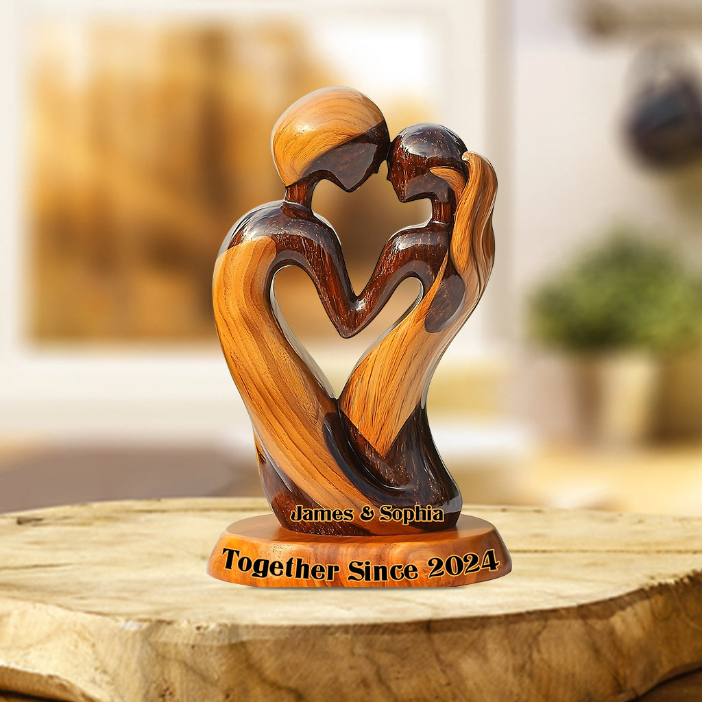 Toi et moi, on gère - Plaque acrylique personnalisée pour couple