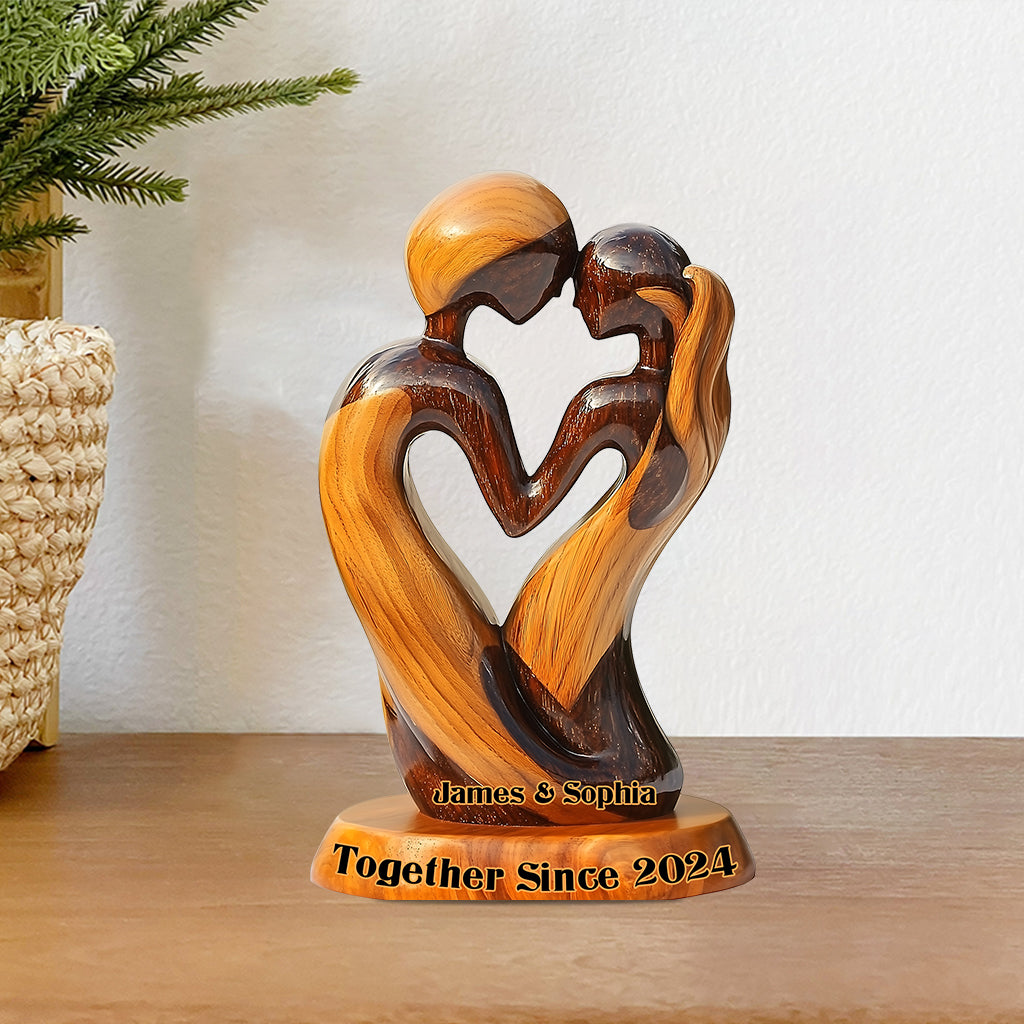 Toi et moi, on gère - Plaque acrylique personnalisée pour couple