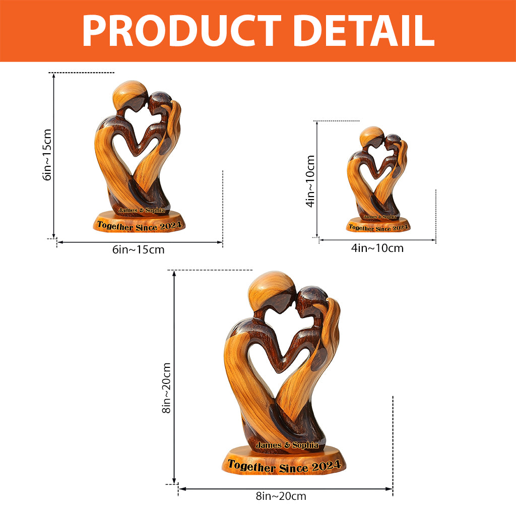 Toi et moi, on gère - Plaque acrylique personnalisée pour couple