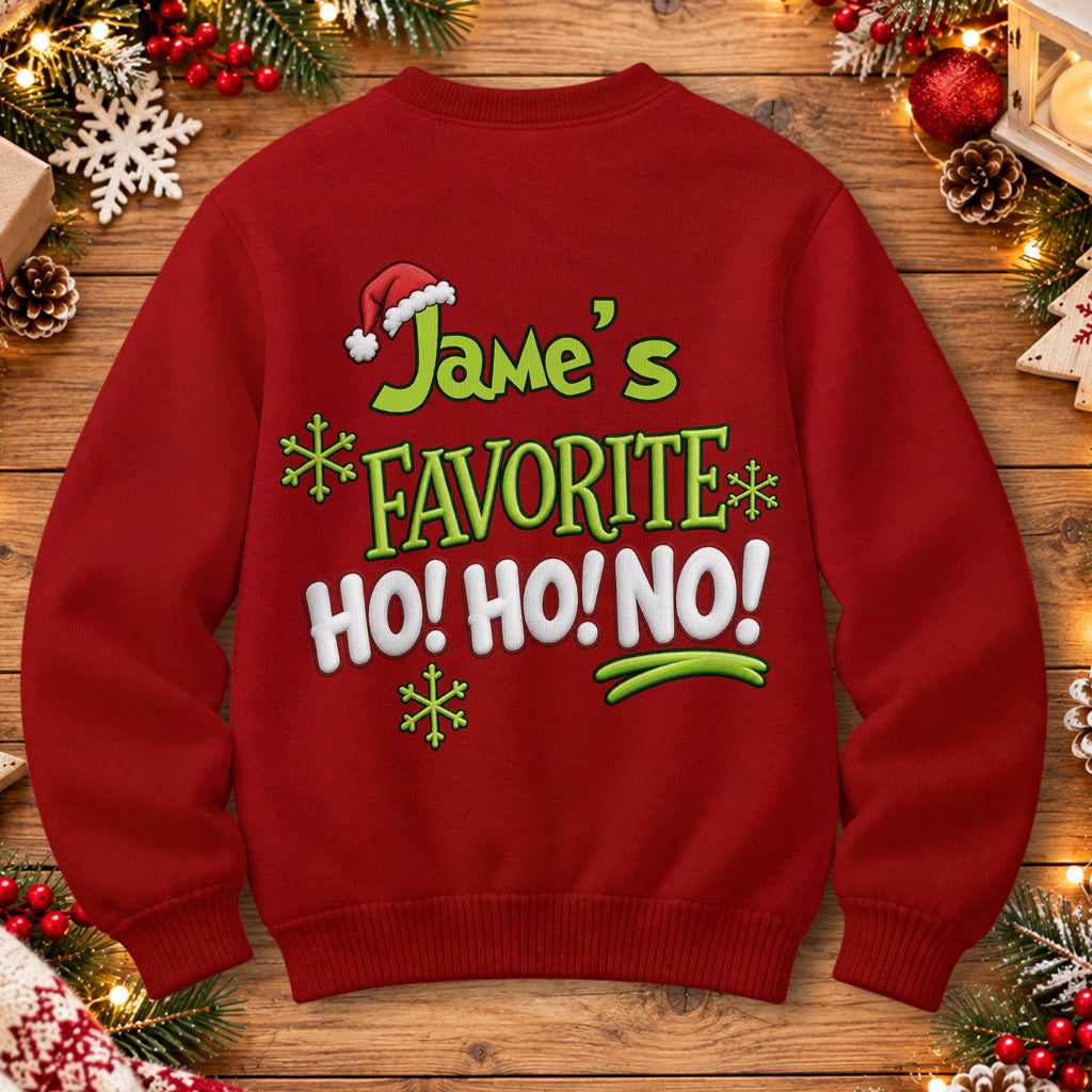 My Favorite - Personalized Stole Christmas Light Up Sweater