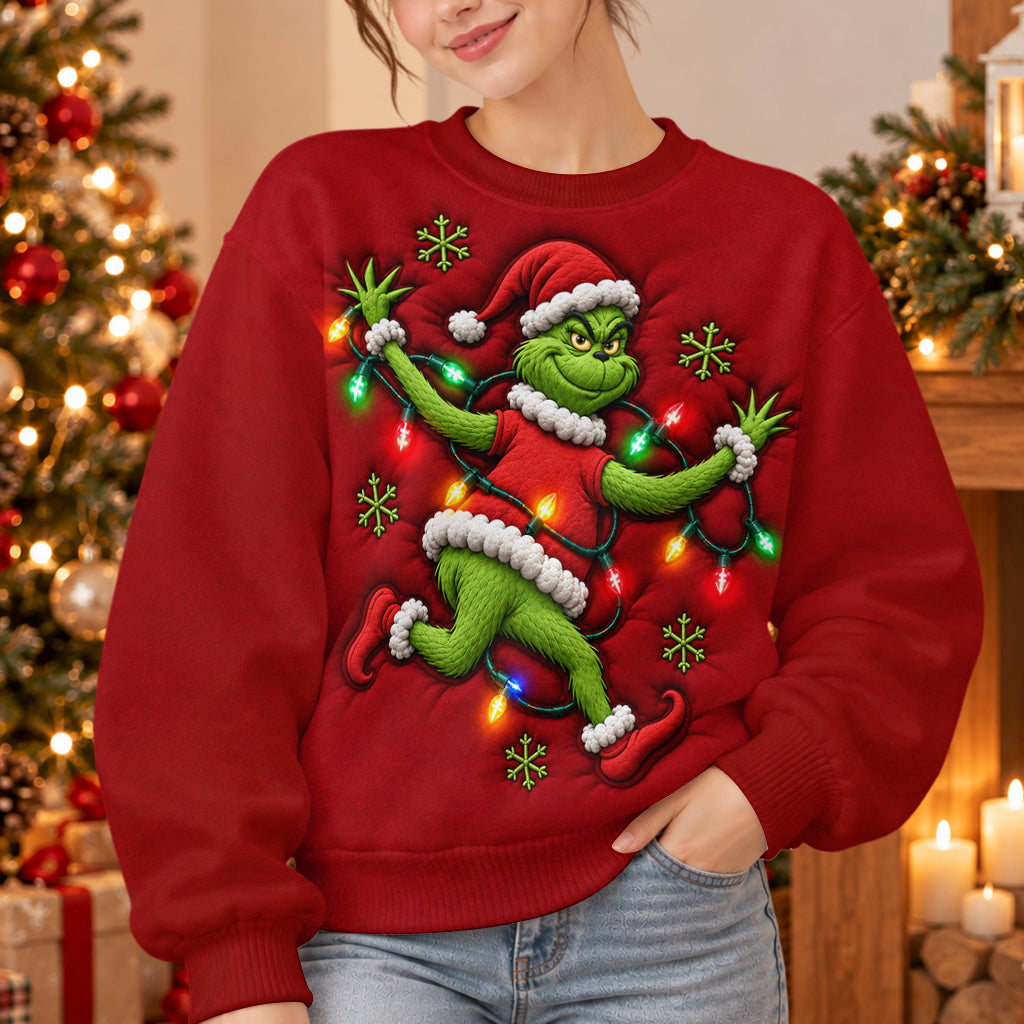 My Favorite - Personalized Stole Christmas Light Up Sweater