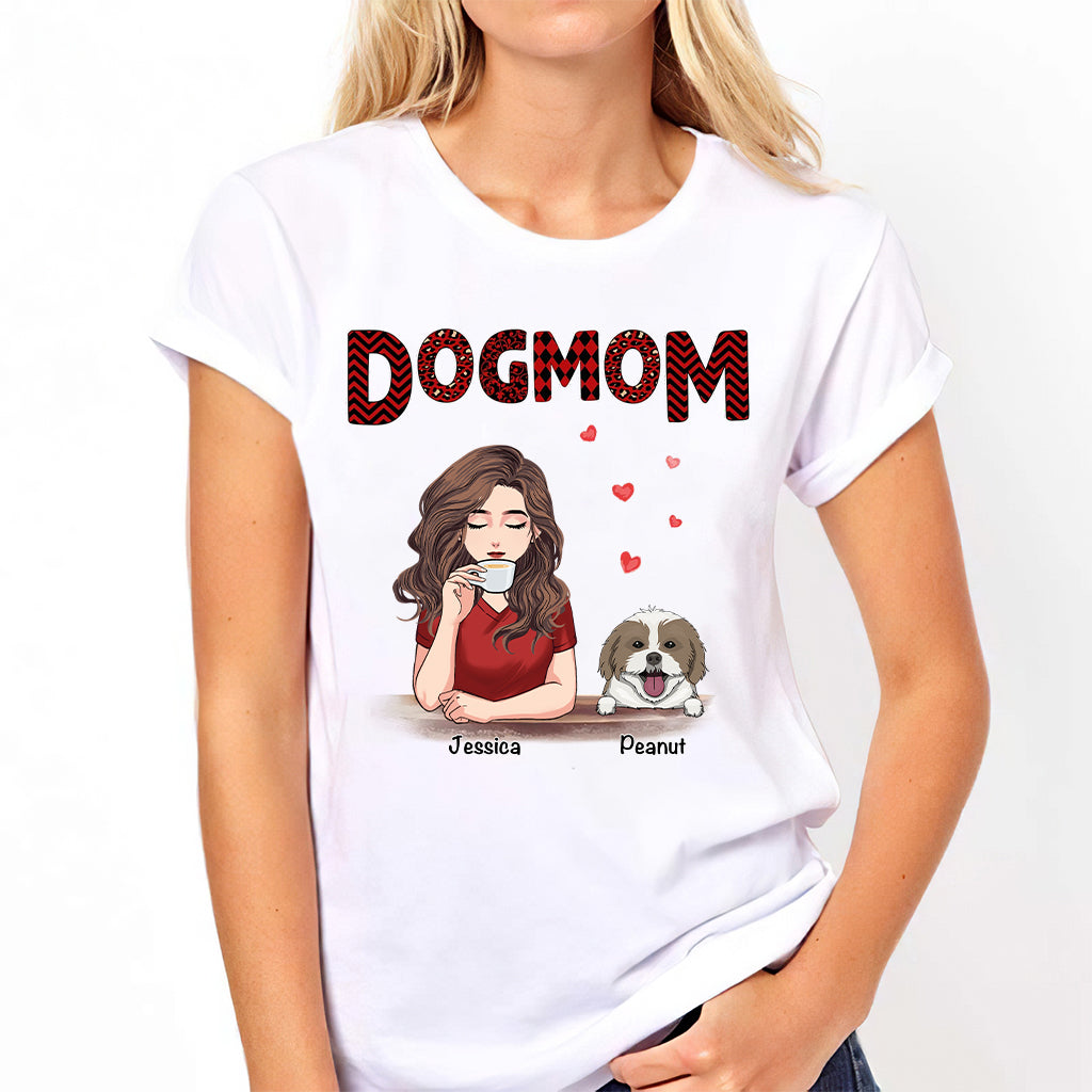 Maman de chien - T-shirt et sweat à capuche personnalisés pour la fête des mères