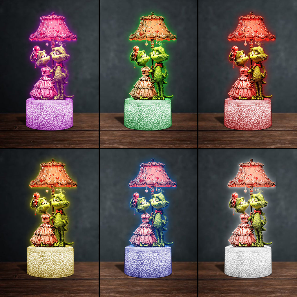 Toi et moi, on gère ! - Socle lumineux personnalisé en forme d'étole de Noël