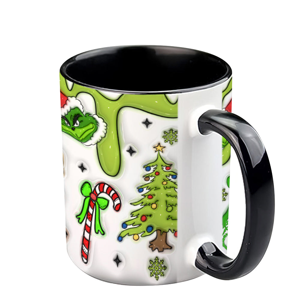 Est-il trop tard pour être sage ? - Mug décoratif de Noël personnalisé avec étole
