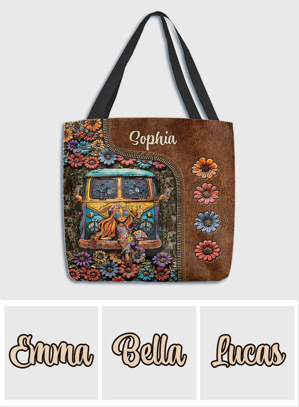 Sac fourre-tout hippie personnalisé Hippie Soul