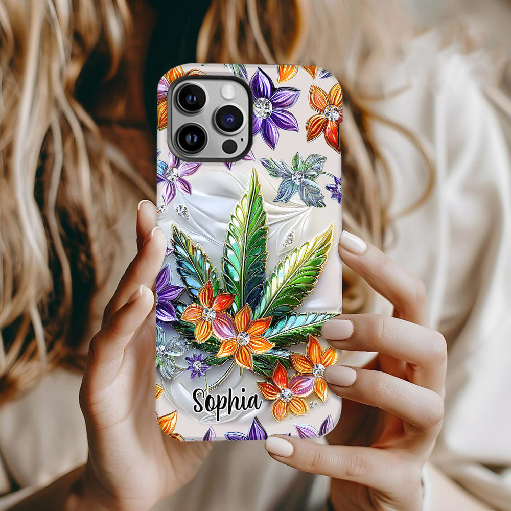Beautiful Leaf - Personalized Weed Full Print Phone Case