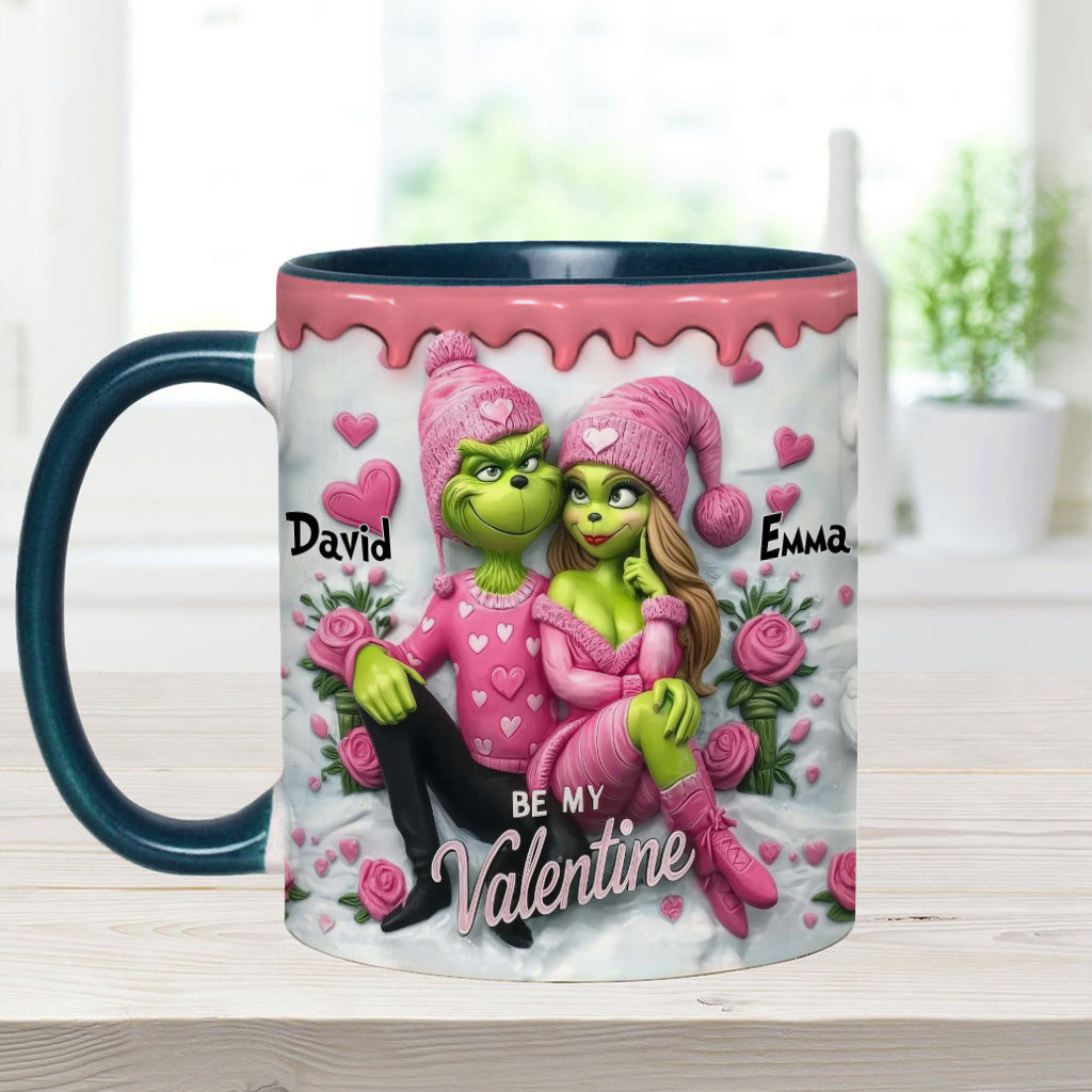 Be My Valentine - Personalized Stole Christmas Accent Mug