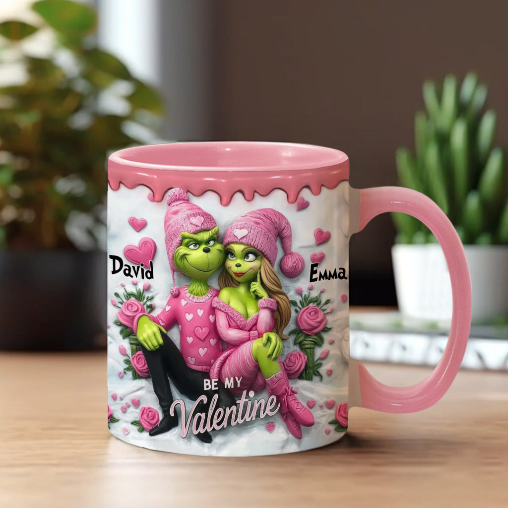 Be My Valentine - Personalized Stole Christmas Accent Mug