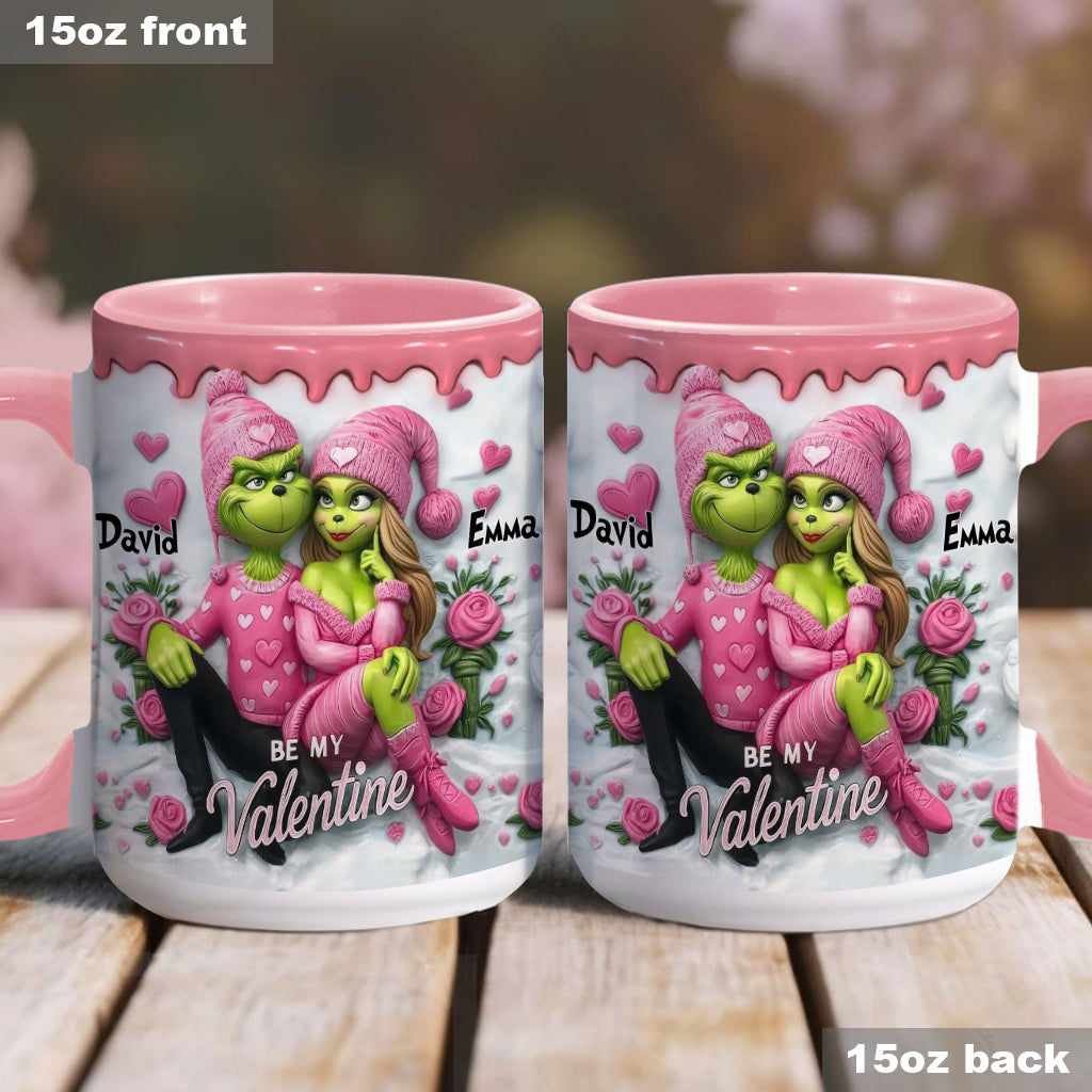 Be My Valentine - Personalized Stole Christmas Accent Mug
