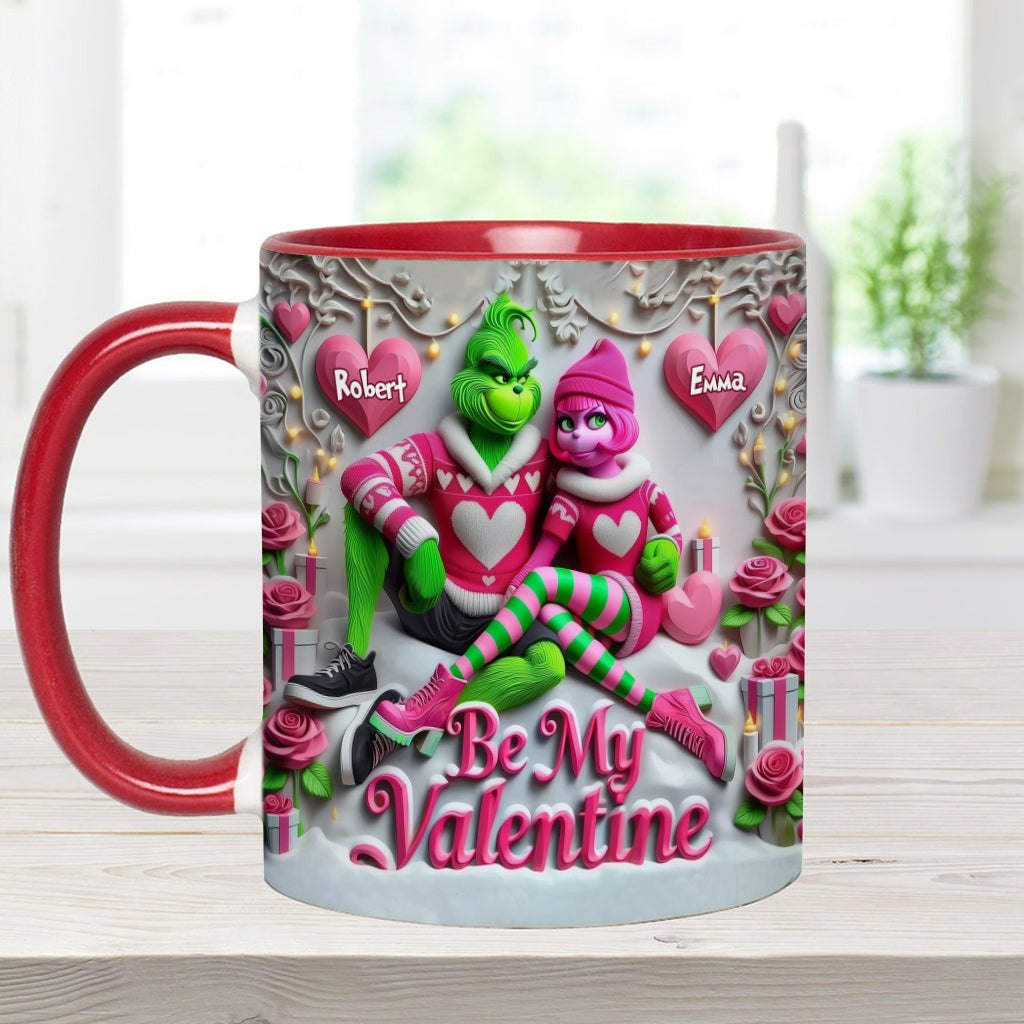 Sois ma/mon Valentin(e) - Mug personnalisé avec étole et décoration de Noël