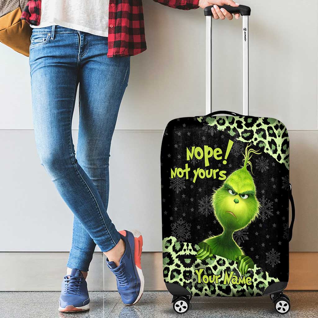 Non, ce n'est pas le vôtre - Housse de valise personnalisée « Étole de Noël »