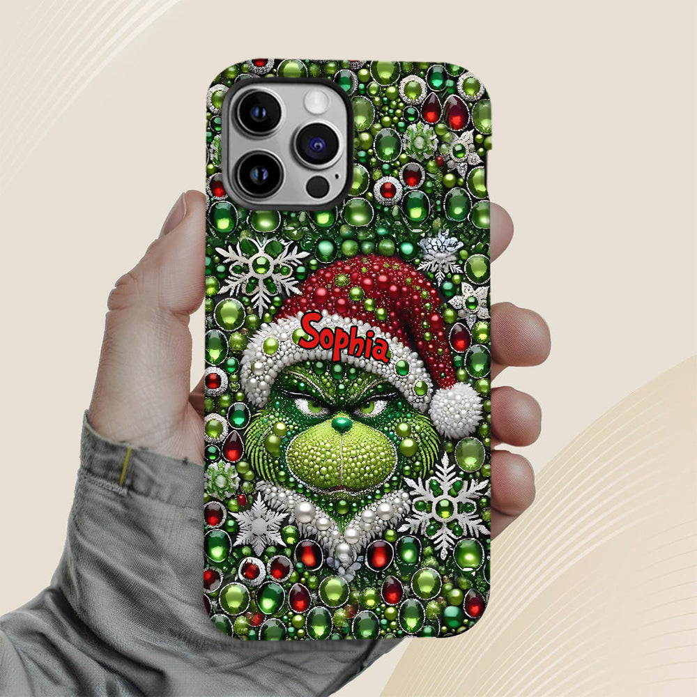 Merry Grinchmas - Personalized Stole Christmas Full Print Phone Case