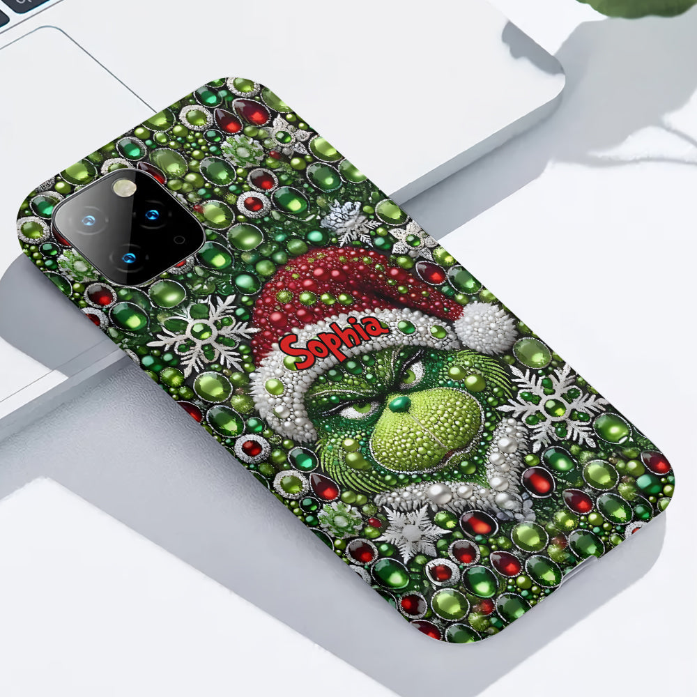 Merry Grinchmas - Personalized Stole Christmas Full Print Phone Case