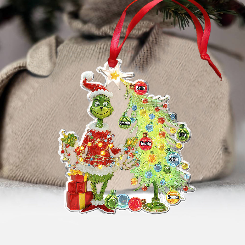 Cadeaux de Noël Grinch pour la famille, les amis et les collègues - Étole de Noël personnalisée