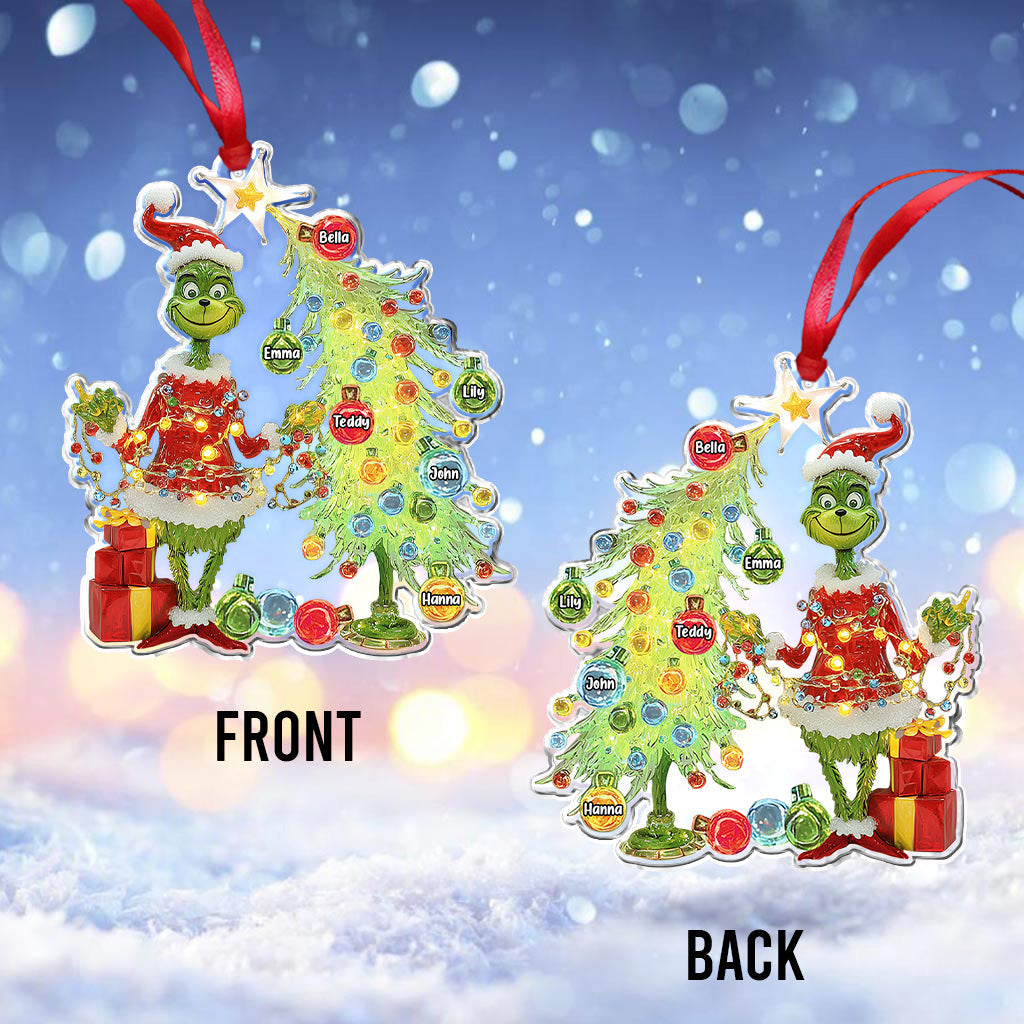 Cadeaux de Noël Grinch pour la famille, les amis et les collègues - Étole de Noël personnalisée