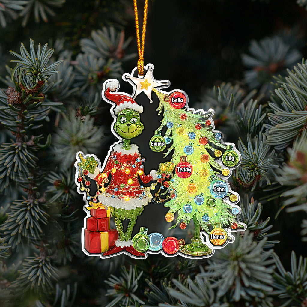 Cadeaux de Noël Grinch pour la famille, les amis et les collègues - Étole de Noël personnalisée