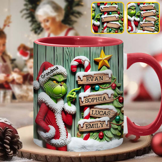 Merry Christmas - Personalized Stole Christmas Accent Mug