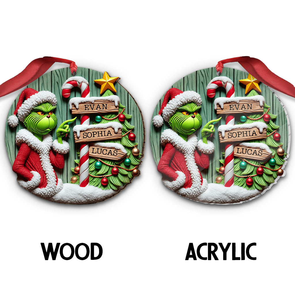 Merry Christmas - Personalized Stole Christmas Ornament