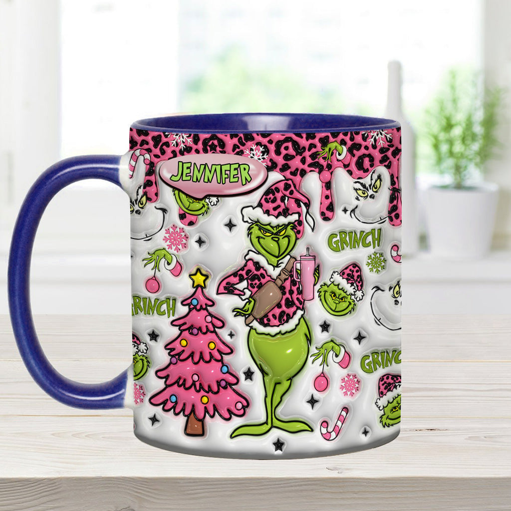 Merry Christmas - Personalized Stole Christmas Accent Mug