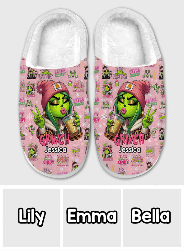 Pinky - Étole de Noël personnalisée Pantoufles