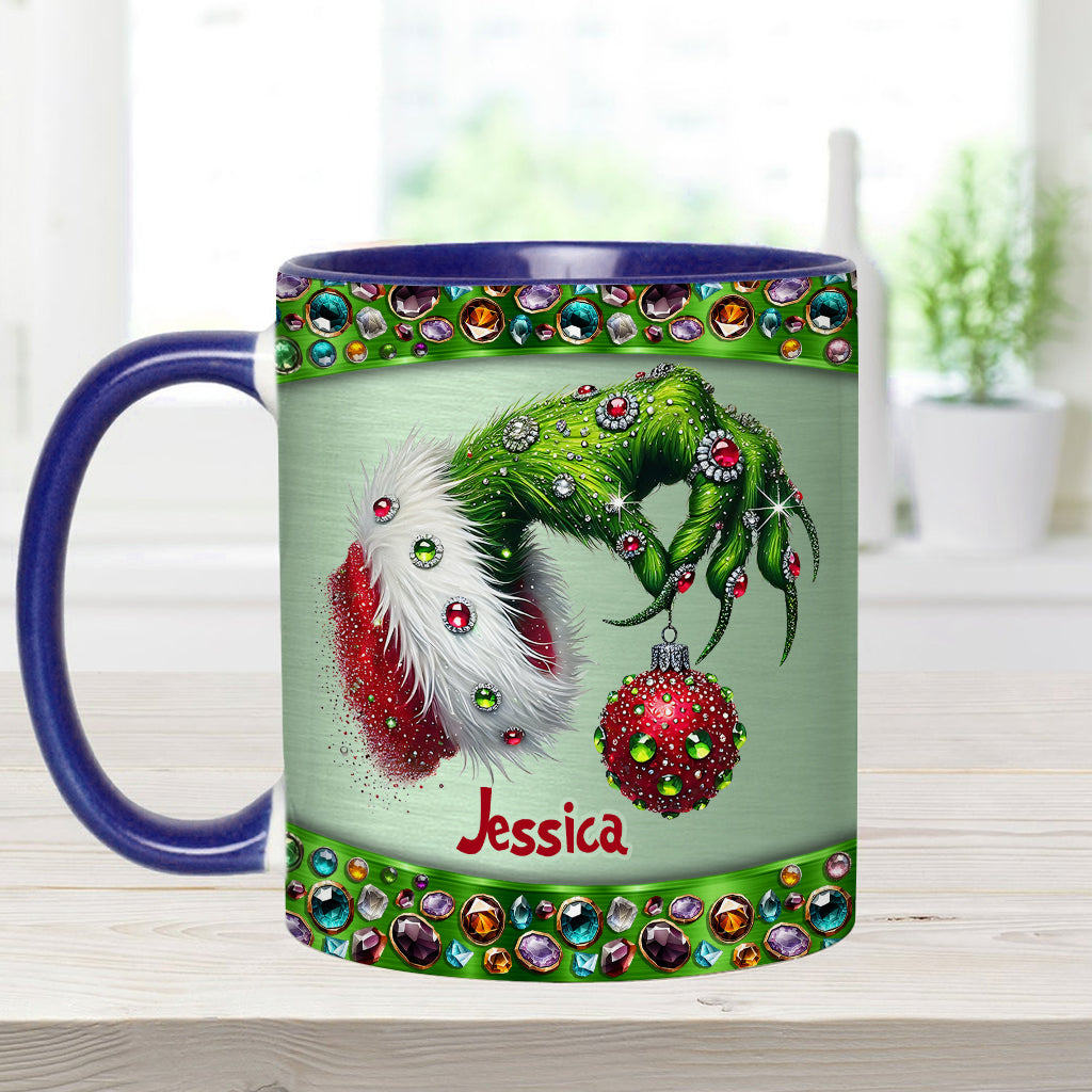 Merry Christmas - Personalized Stole Christmas Accent Mug