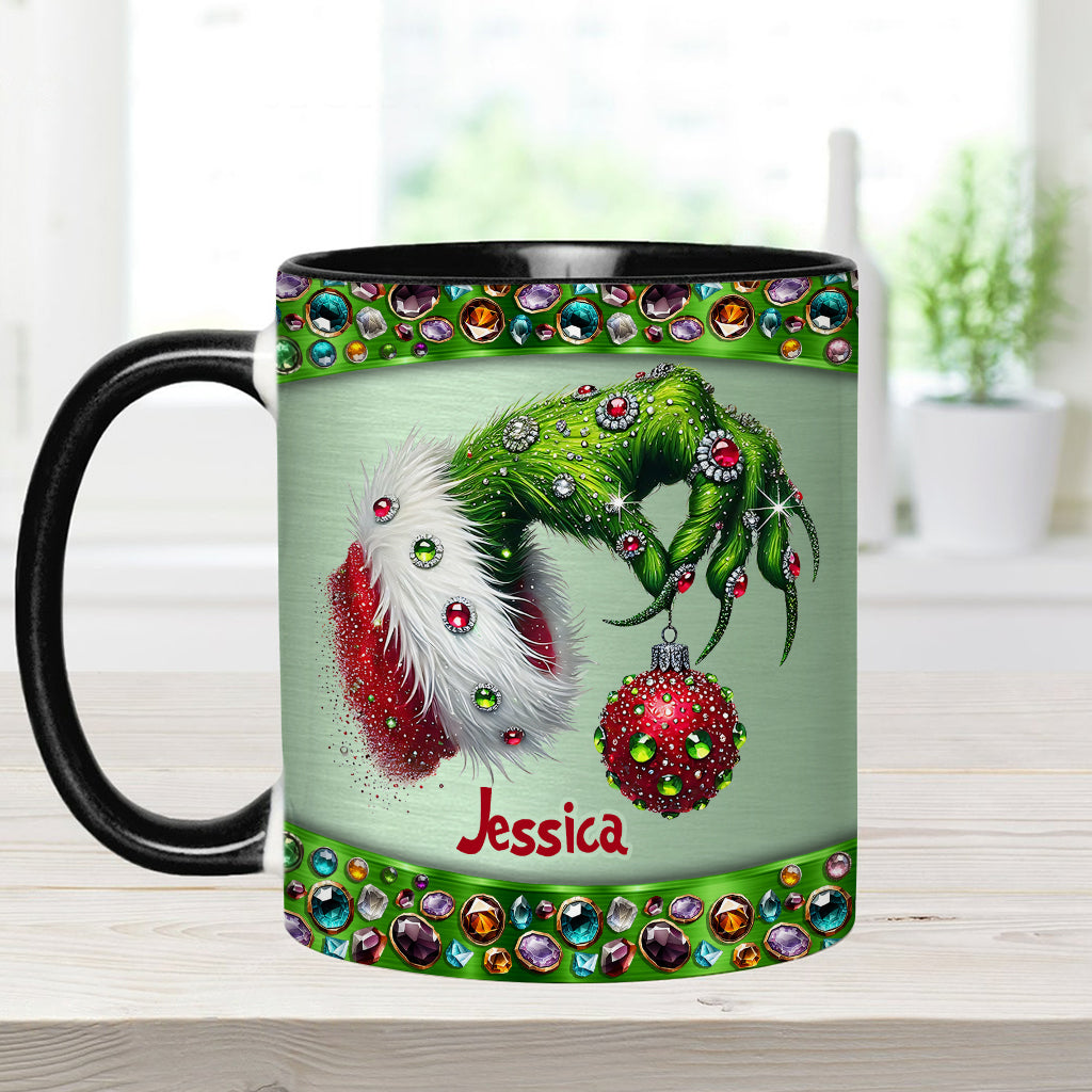 Merry Christmas - Personalized Stole Christmas Accent Mug