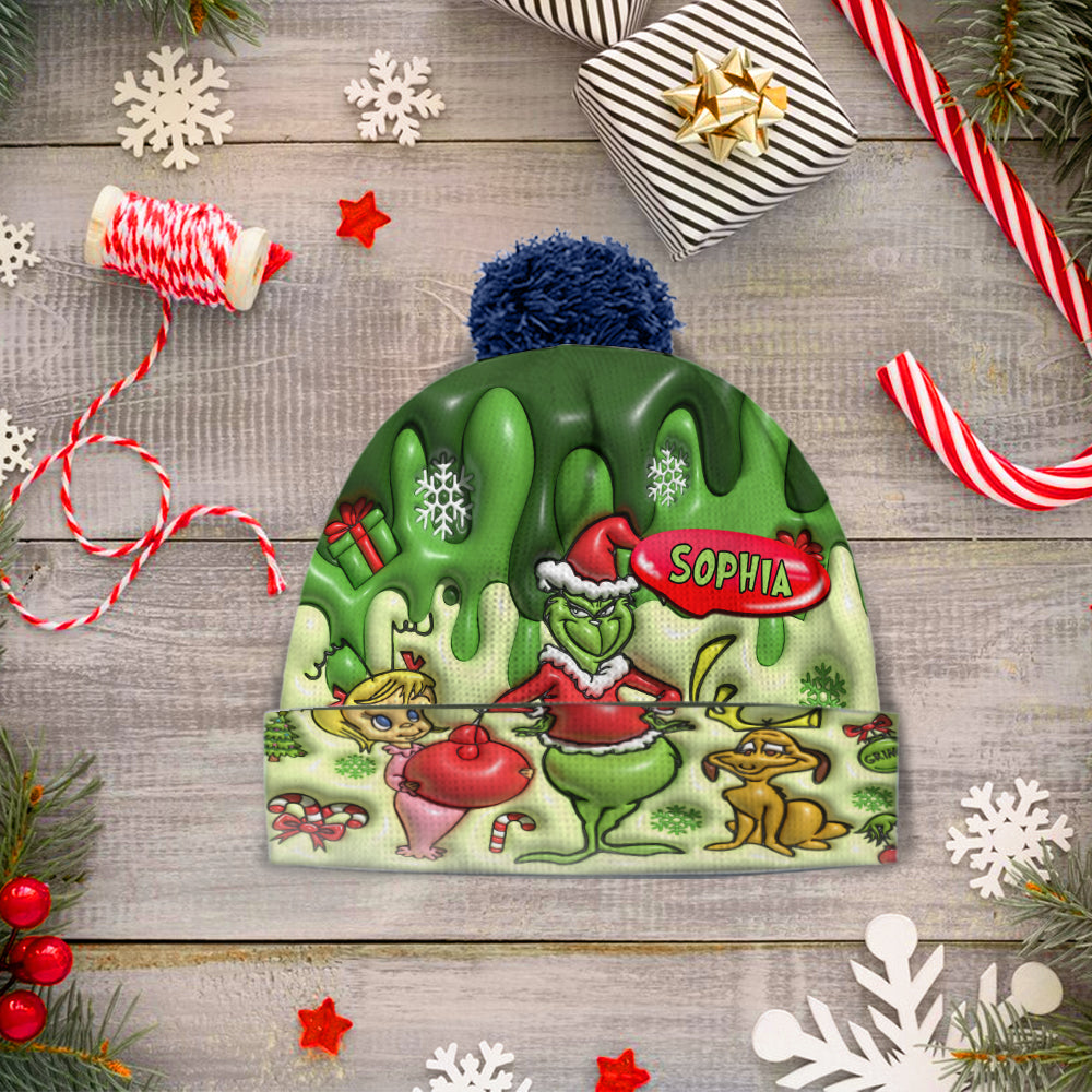 Merry Christmas - Personalized Stole Christmas Beanie Hat