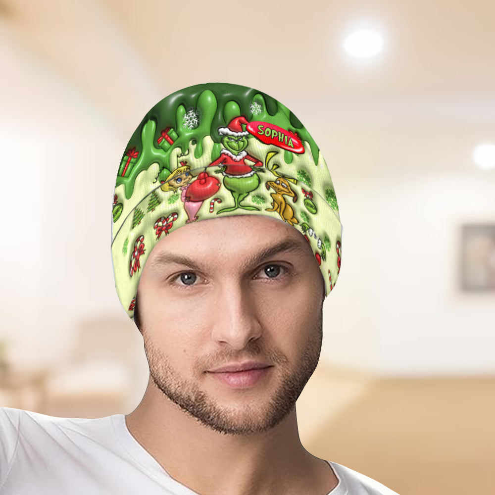 Merry Christmas - Personalized Stole Christmas Beanie Hat