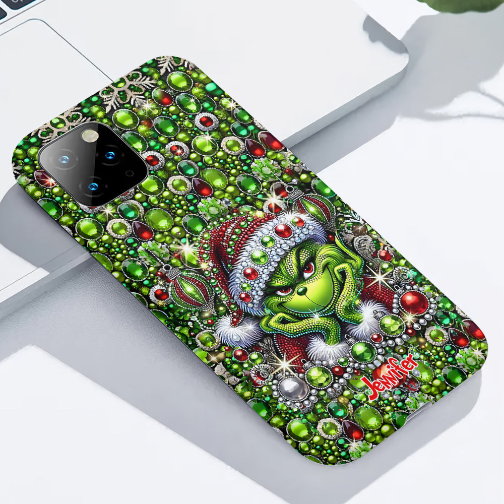 Joyeux Noël - Coque de téléphone personnalisée avec motif étole de Noël
