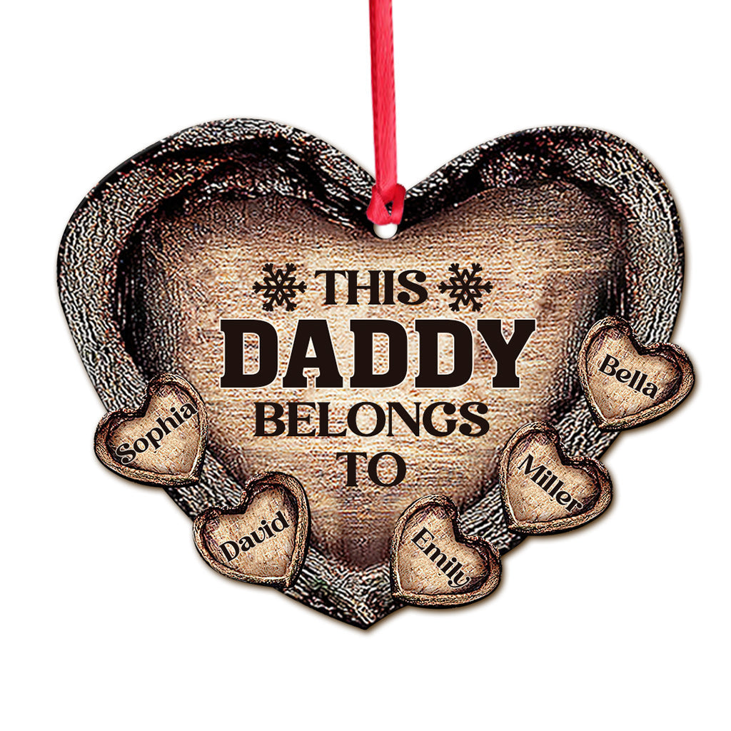 Cette décoration personnalisée pour papa/maman/grand-mère/grand-père appartient à :