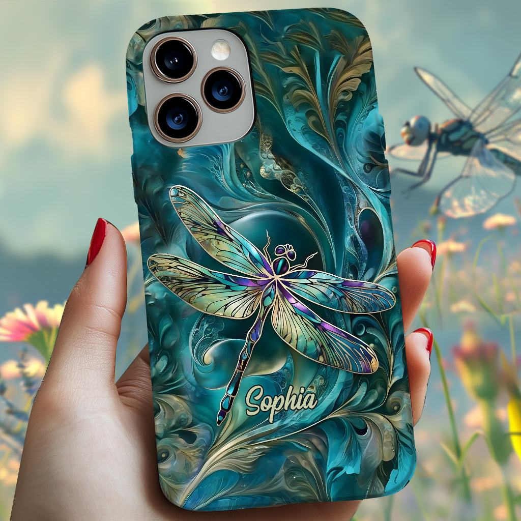 Beautiful Dragonfly - Personalized Dragonfly Full Print Phone Case